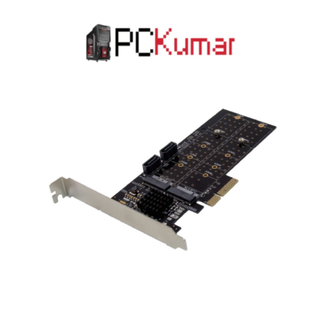 PCIe x4 88SE9215 M.2 B & SATA Gen3 Expansion Card (ST542)