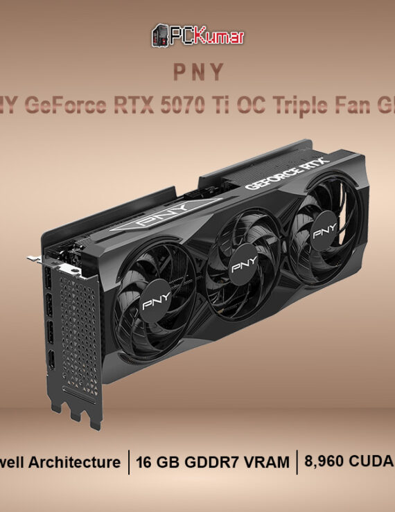 PNY GeForce RTX™ 5070 Ti Triple Fan GPU