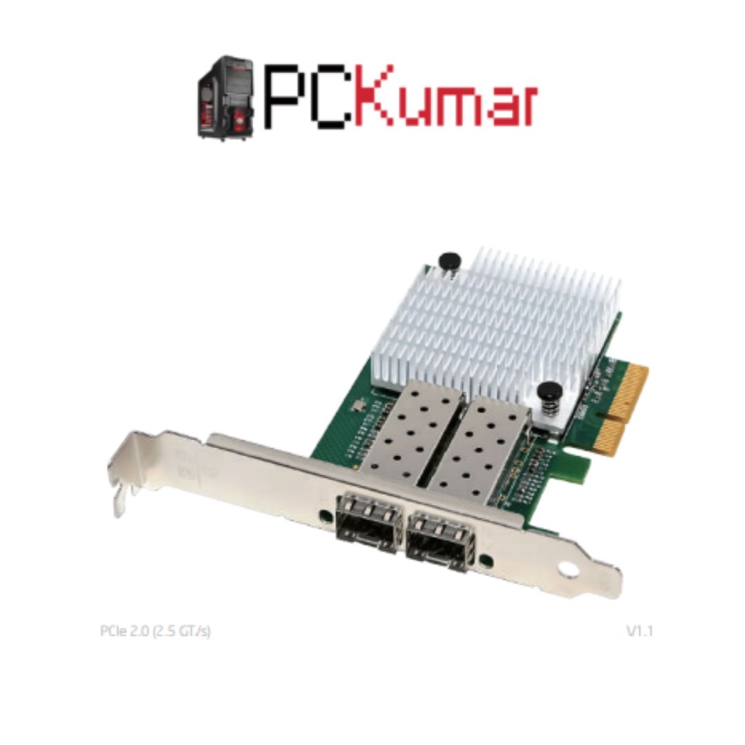 PCIe x4 Intel 82576 Dual-1 GbE SFP Fiber Server NIC (V2)