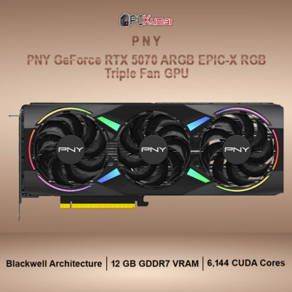 PNY GeForce RTX™ 5070 ARGB EPIC-X RGB™ Triple Fan GPU