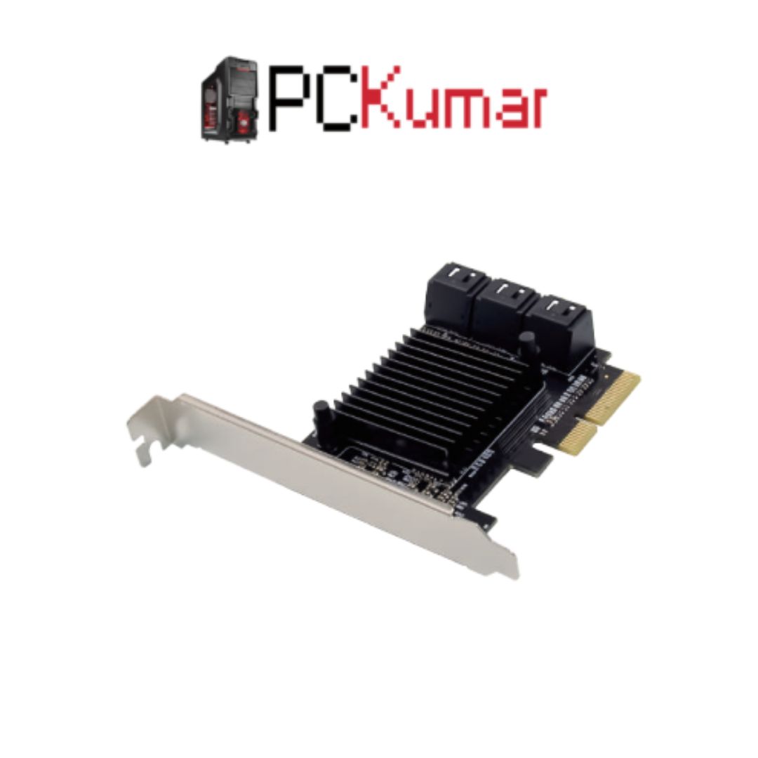 PCIe x4 ASM1166 6-Port SATA Gen3 Expansion Card