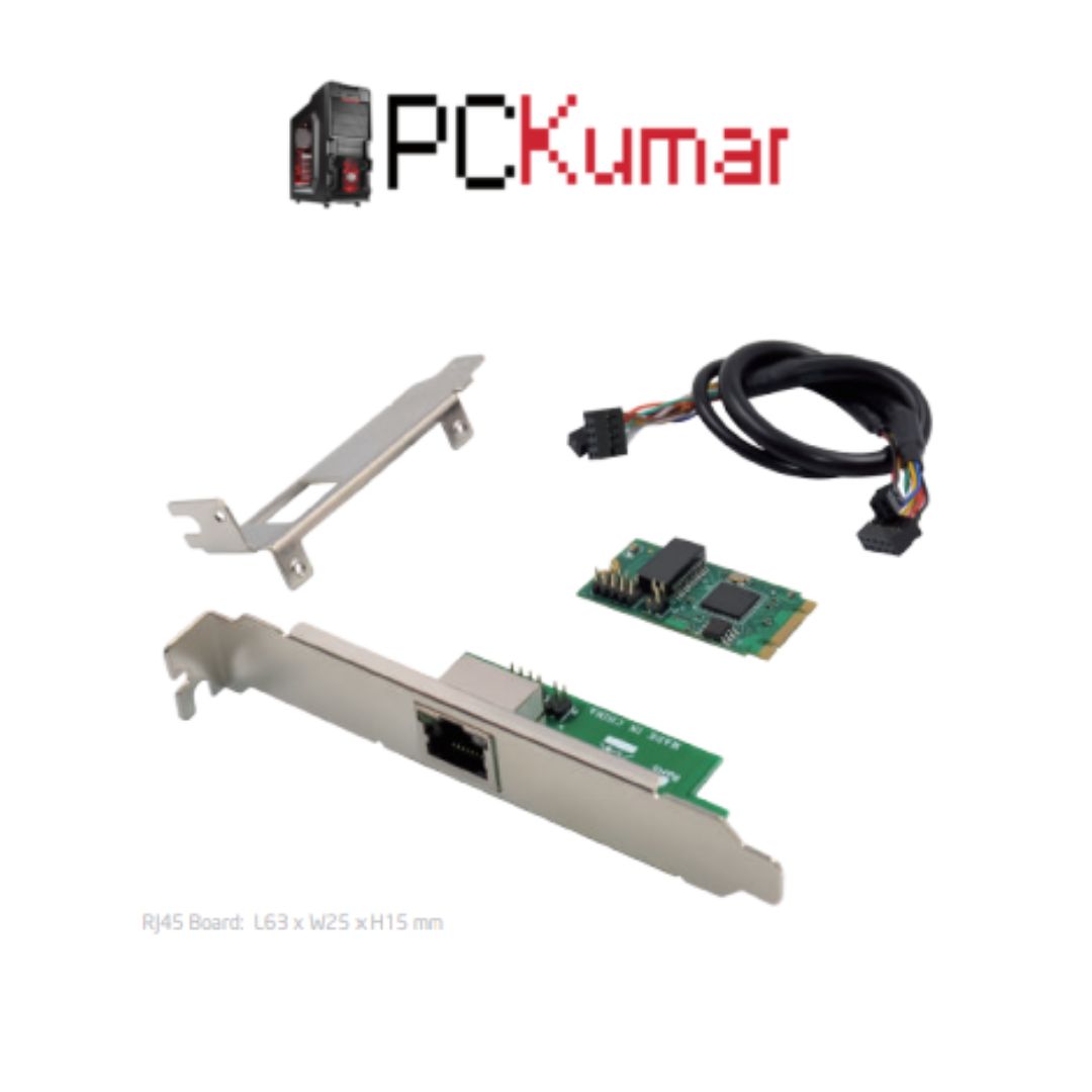 M.2 B+M I210-T1 Single-1G RJ45 Industrial Server NIC (ST7452)