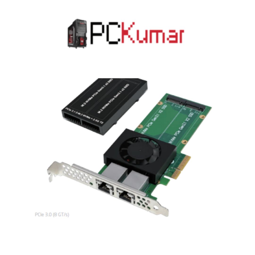 PCIe 3.0 ×4 ASM2812 & I226 2N2T Adapter Card (ST5114)