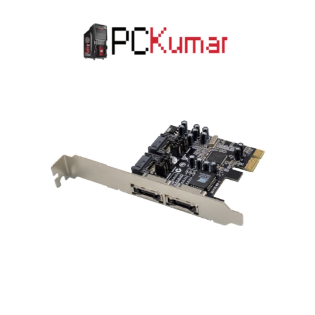 PCIe x1 Sil3132 2-eSATA & 2-SATA 3 Gbps RAID Card (ST511)