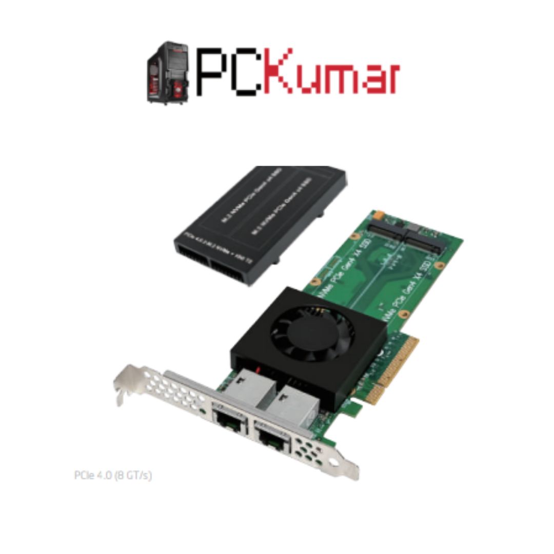 PCIe 4.0 ×8 PEX88024 & AQC113 2N2T Adapter Card (ST5116)