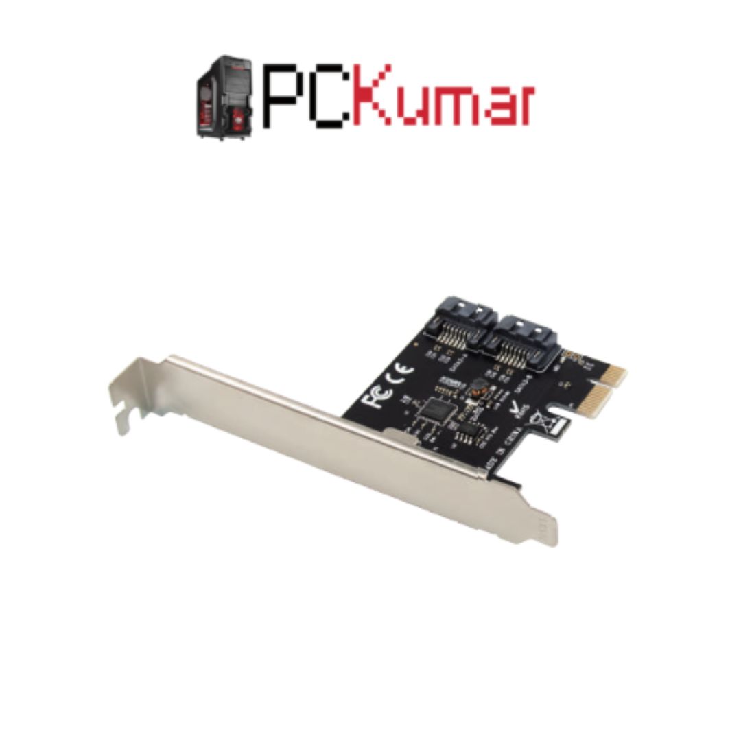 PCIe x1 ASM1061 2-Port SATA Gen3 Expansion Card (ST544)
