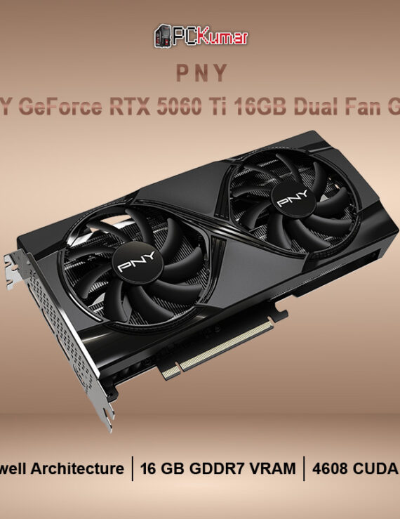 PNY GeForce RTX™ 5060 Ti 16GB Dual Fan GPU