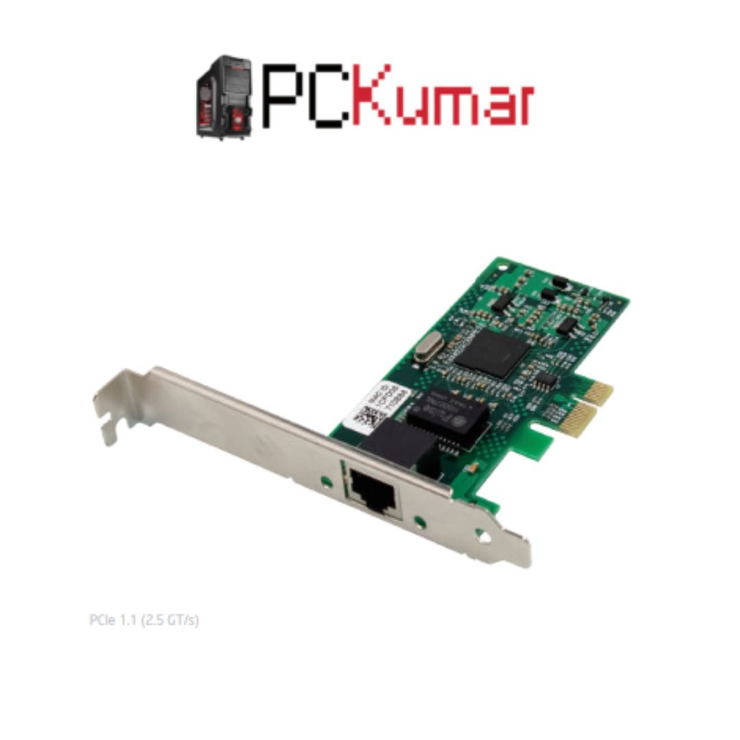 PCIe x1 Intel 82573 Single-RJ45 Gigabit Ethernet NIC