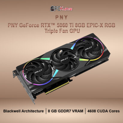 PNY GeForce RTX™ 5060 Ti 8GB EPIC-X RGB™ Triple Fan GPU