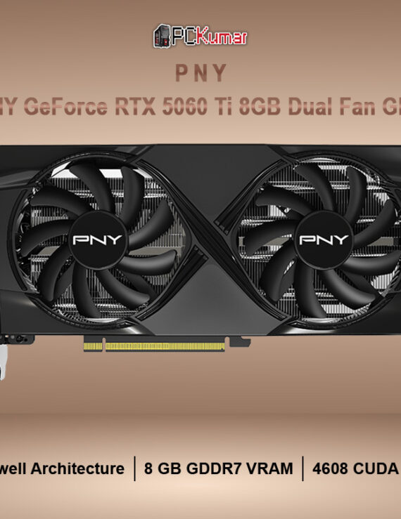PNY GeForce RTX™ 5060 Ti 8GB Dual Fan GPU