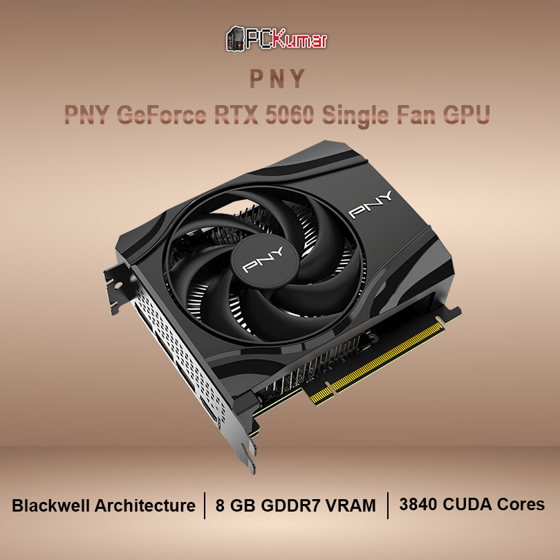 PNY GeForce RTX™ 5060 Single Fan GPU