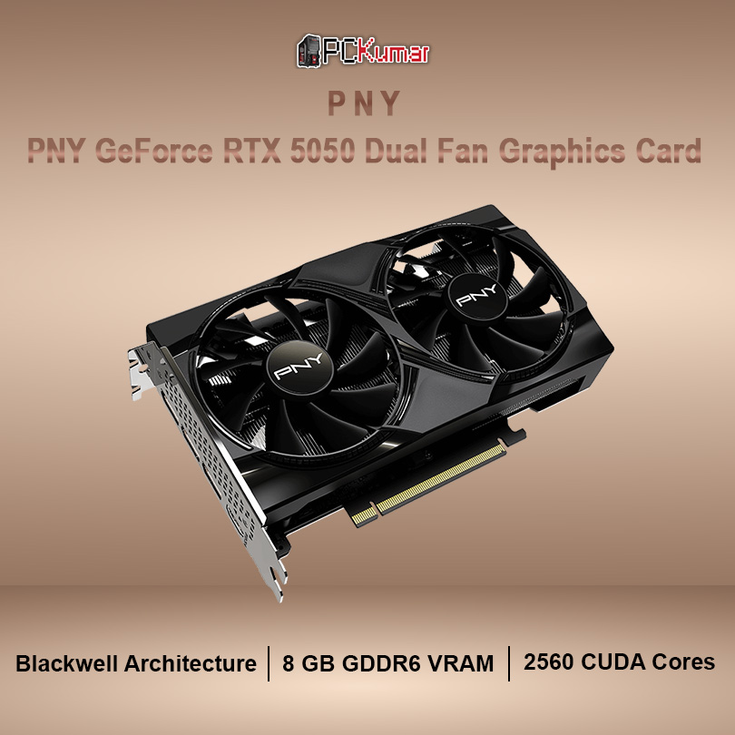 PNY GeForce RTX™ 5050 Dual Fan Graphics Card