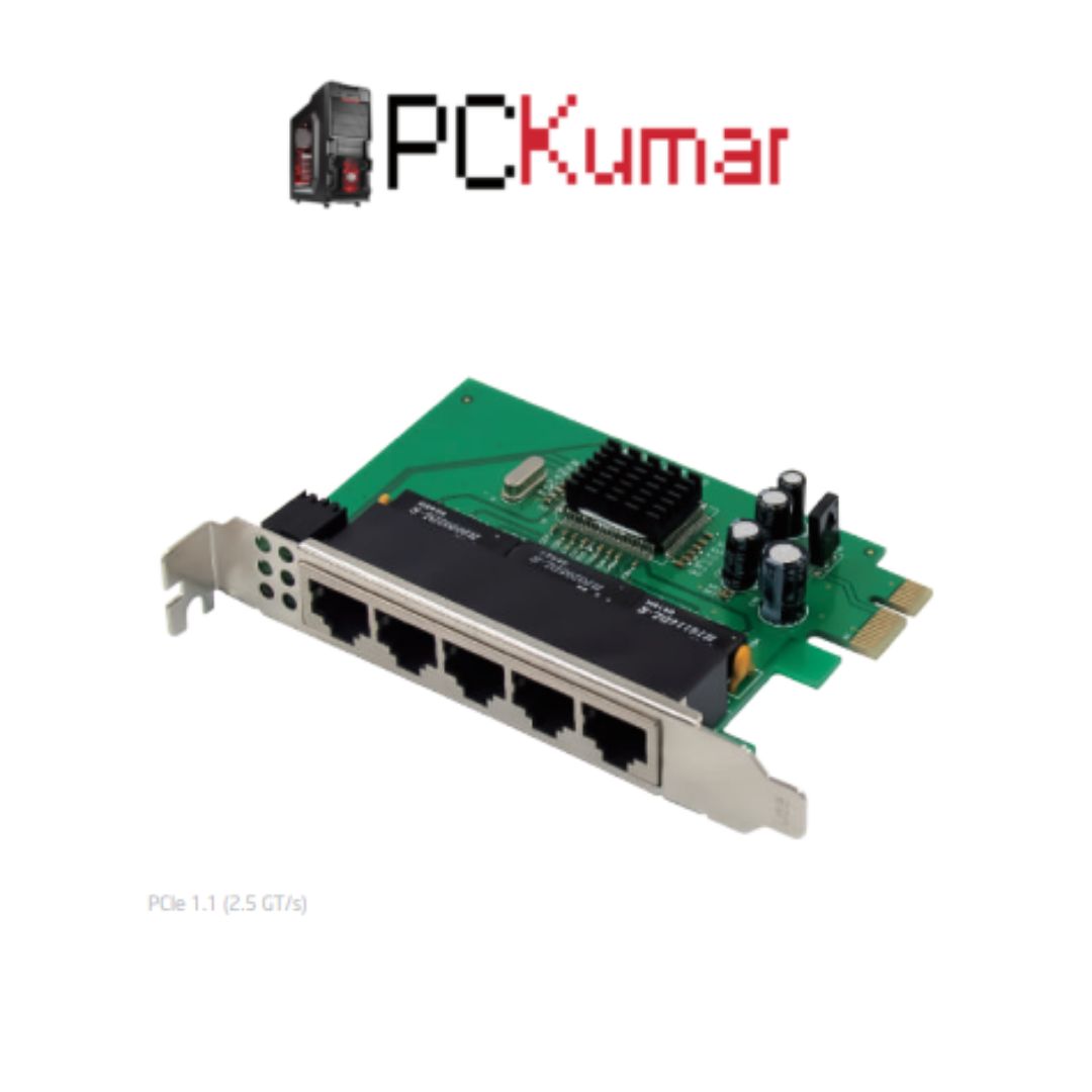 PCIe x1 IP175 Five-RJ45 Fast Ethernet Switch Board