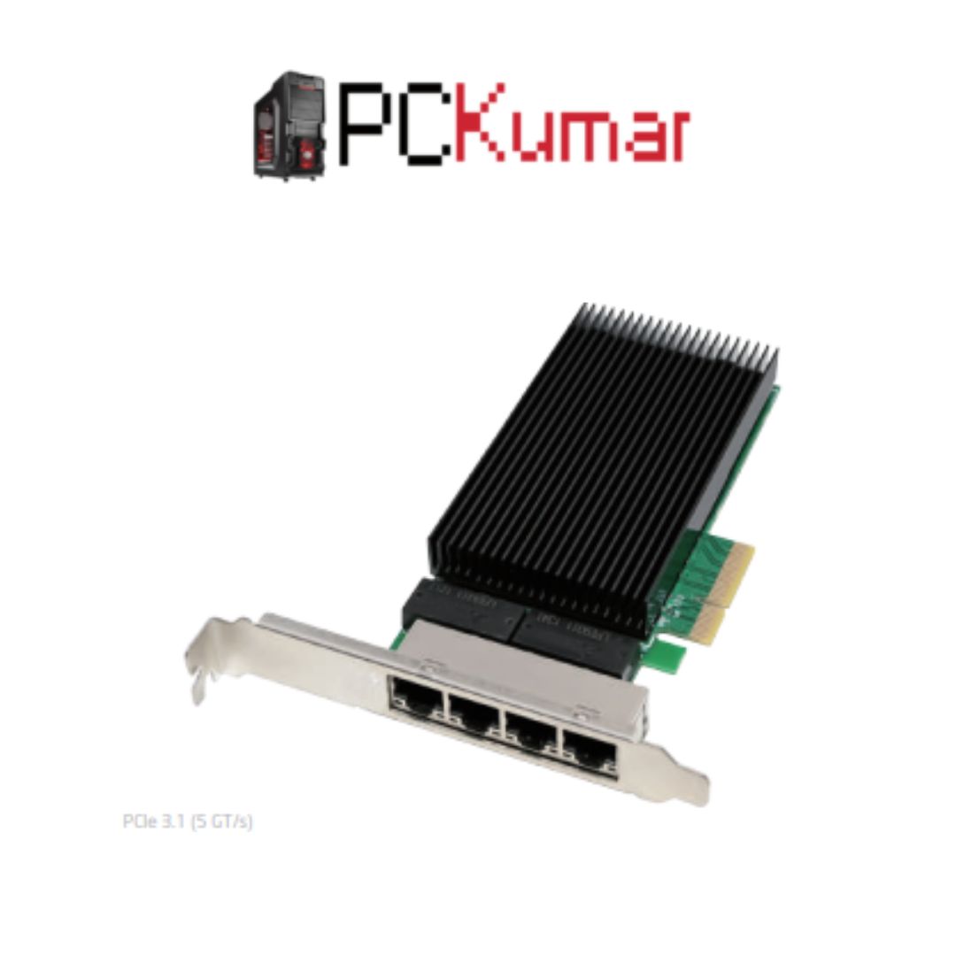PCIe x4 I226-T4 Quad-2.5 GbE RJ45 Copper Server NIC