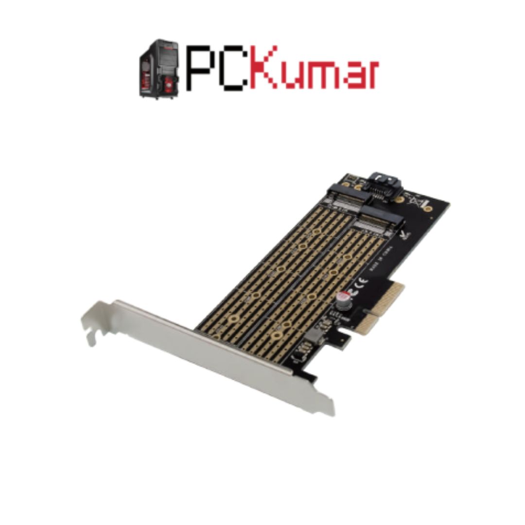 PCIe x4 M.2 B & M.2 M Key SSD NGFF Converter Card
