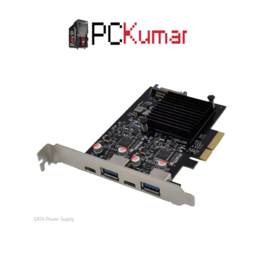 PCIe x4 ASM3142 USB3.1 2A2C Camera Capture Card (ST658)