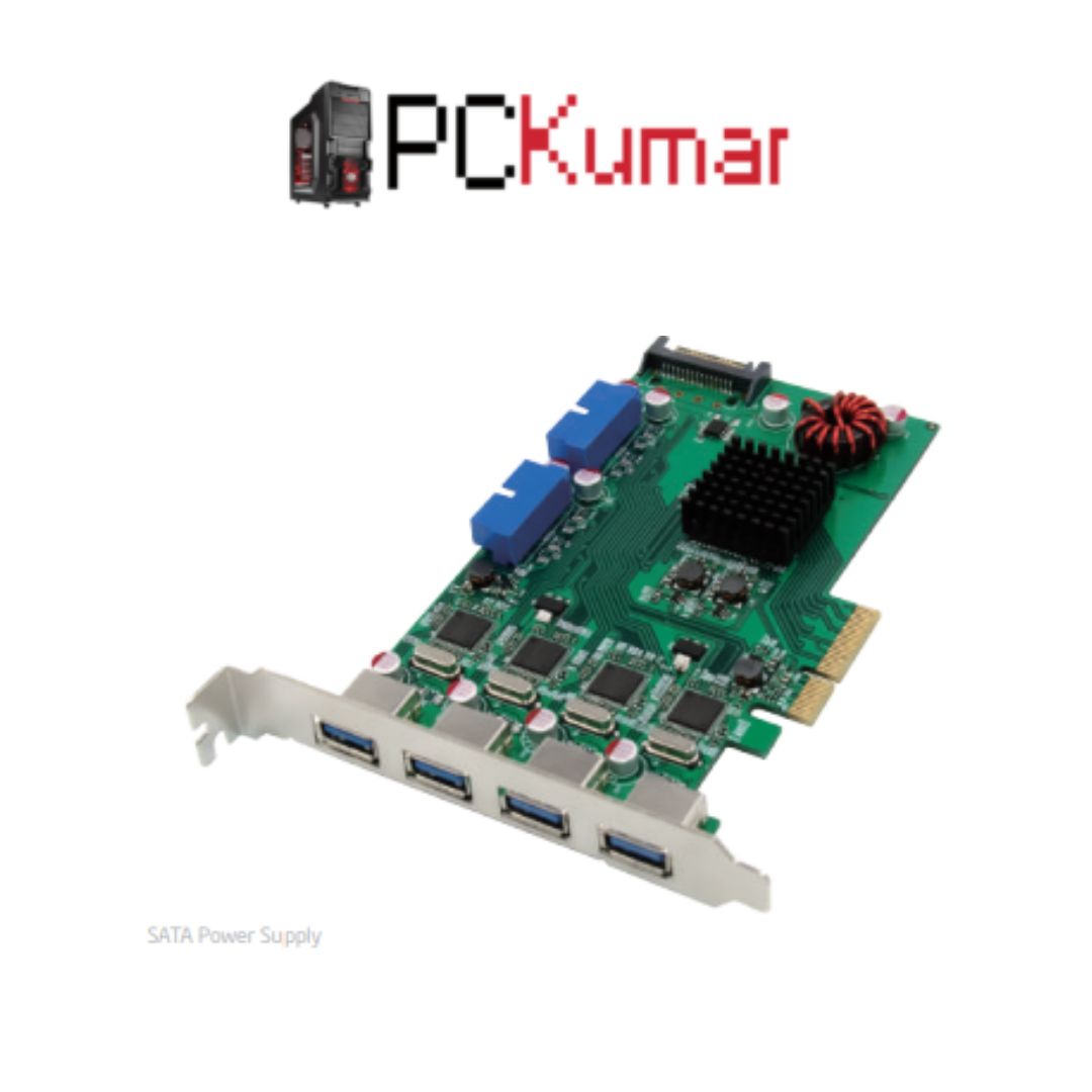 PCIe x4 ASM1042A 8-USB3.0 Camera Capture Card (ST638)