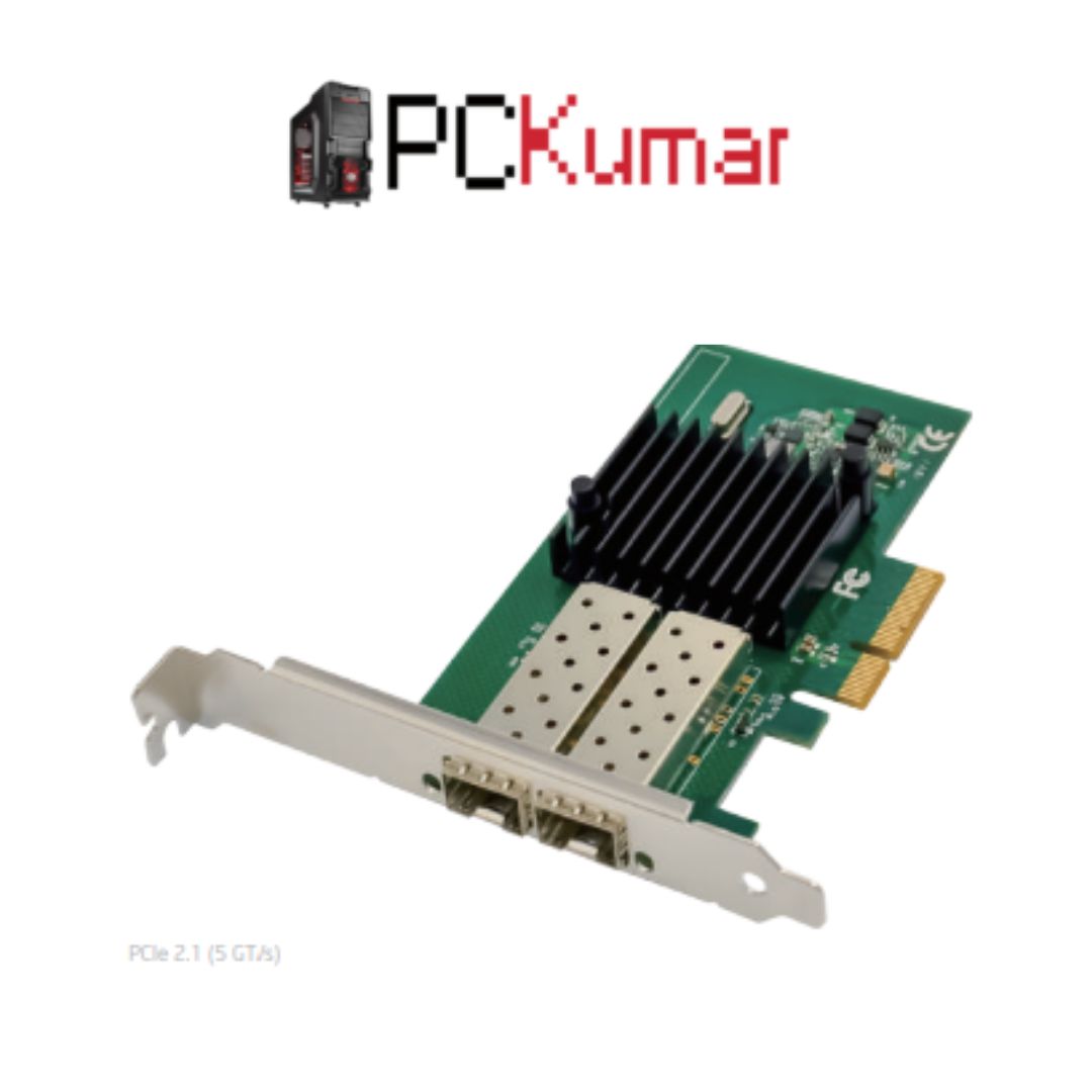 PCIe x4 I350-F2 Dual-1 GbE SFP LC Fiber Server NIC