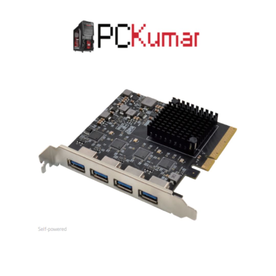 PCIe x4 ASM3142 USB3.1 4CH Camera Capture Card (ST616)