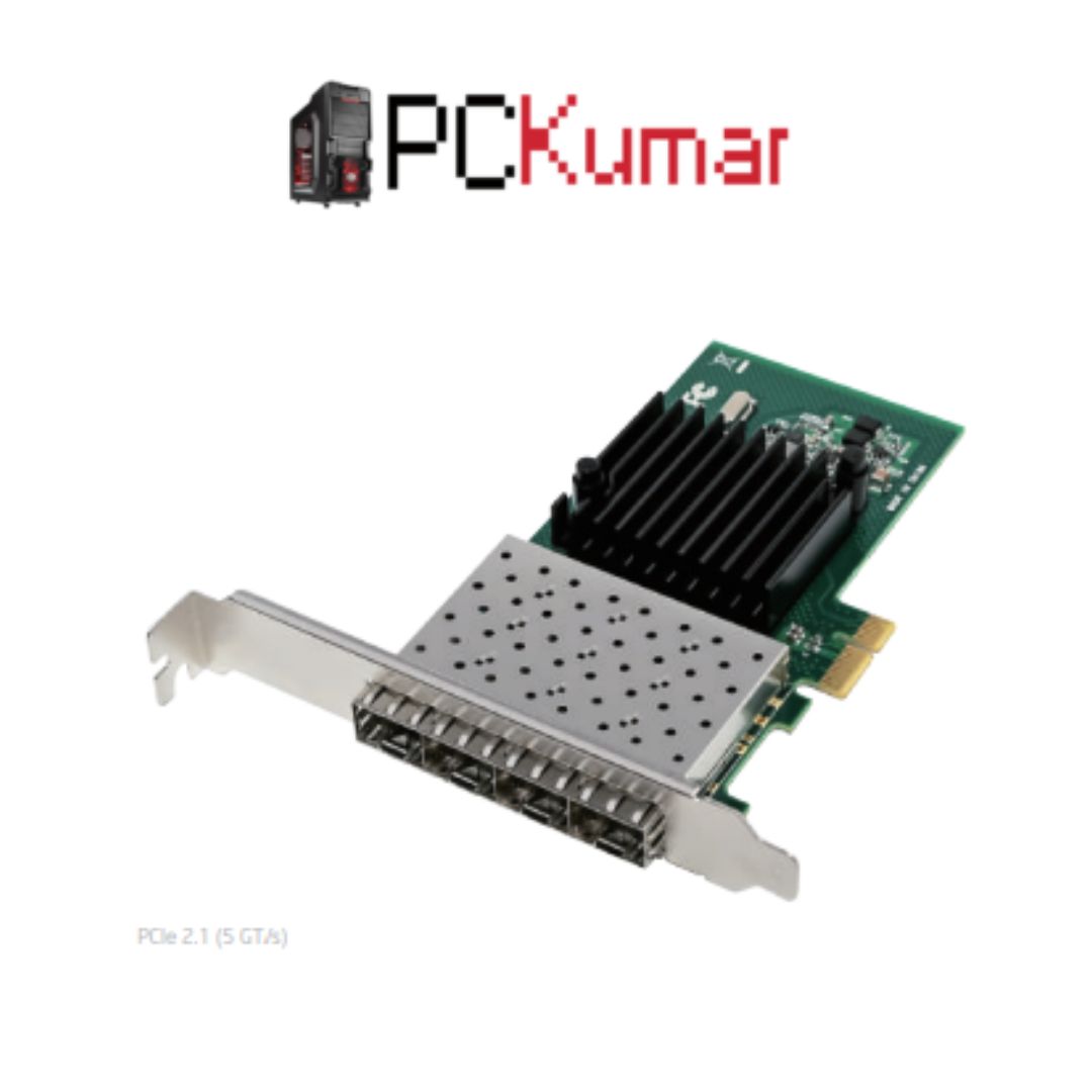 PCIe x1 I350-F4 Quad-1 GbE SFP LC Fiber Server NIC