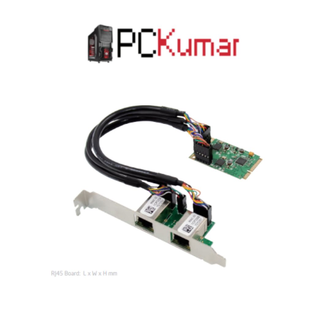MiniPCIE RTL8111F Dual-1G RJ45 Server NIC (ST7342)