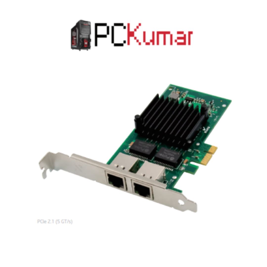 PCIe x1 I350-T2 Dual-1 GbE RJ45 Copper Server NIC