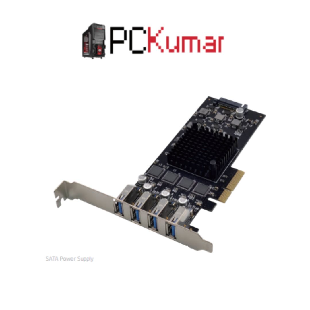 PCIe x4 ASM3042 4CH 5Gbps TYPE-A USB3.2 Card (ST688)