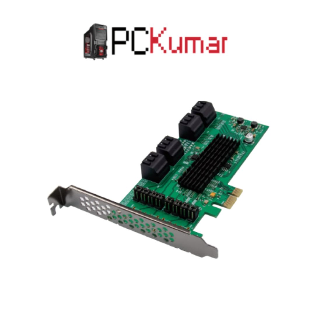 PCIe x1 88SE9215 8-Port SATA Gen3 Expansion Card (ST555)