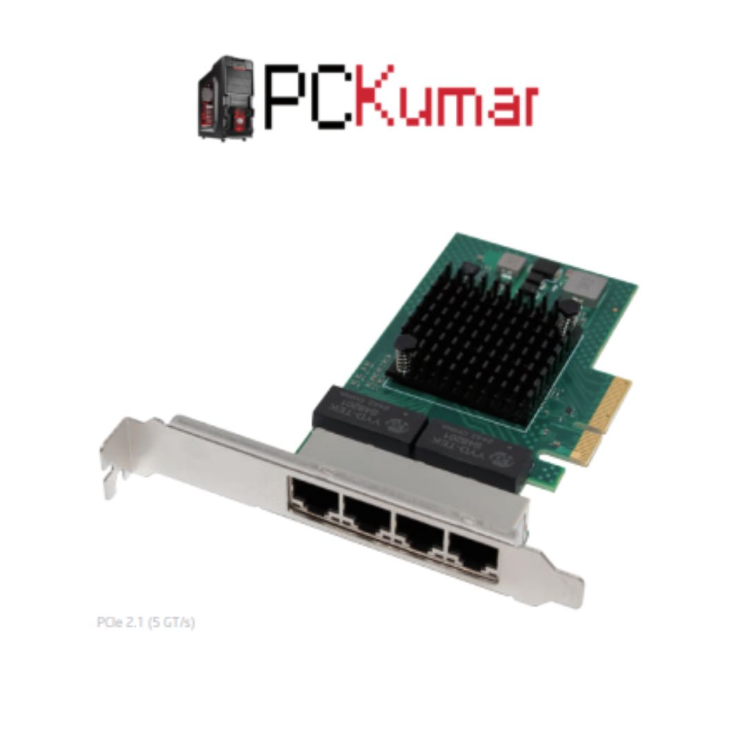 PCIe x4 BCM5719 Quad-RJ45 1GbE Server NIC (V2.0)