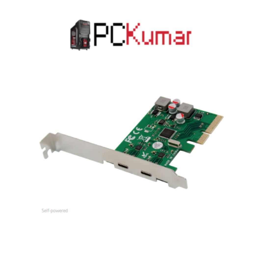 PCIe x4 ASM1142 2-USB3.1 Type-A Expansion Card (ST619)