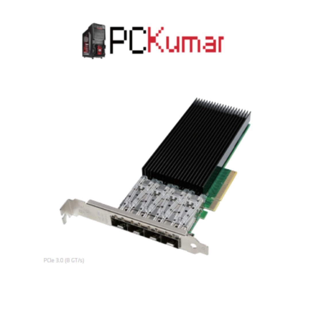 PCIe x8 QL41xx Quad-10GbE SFP+ Fiber Server NIC