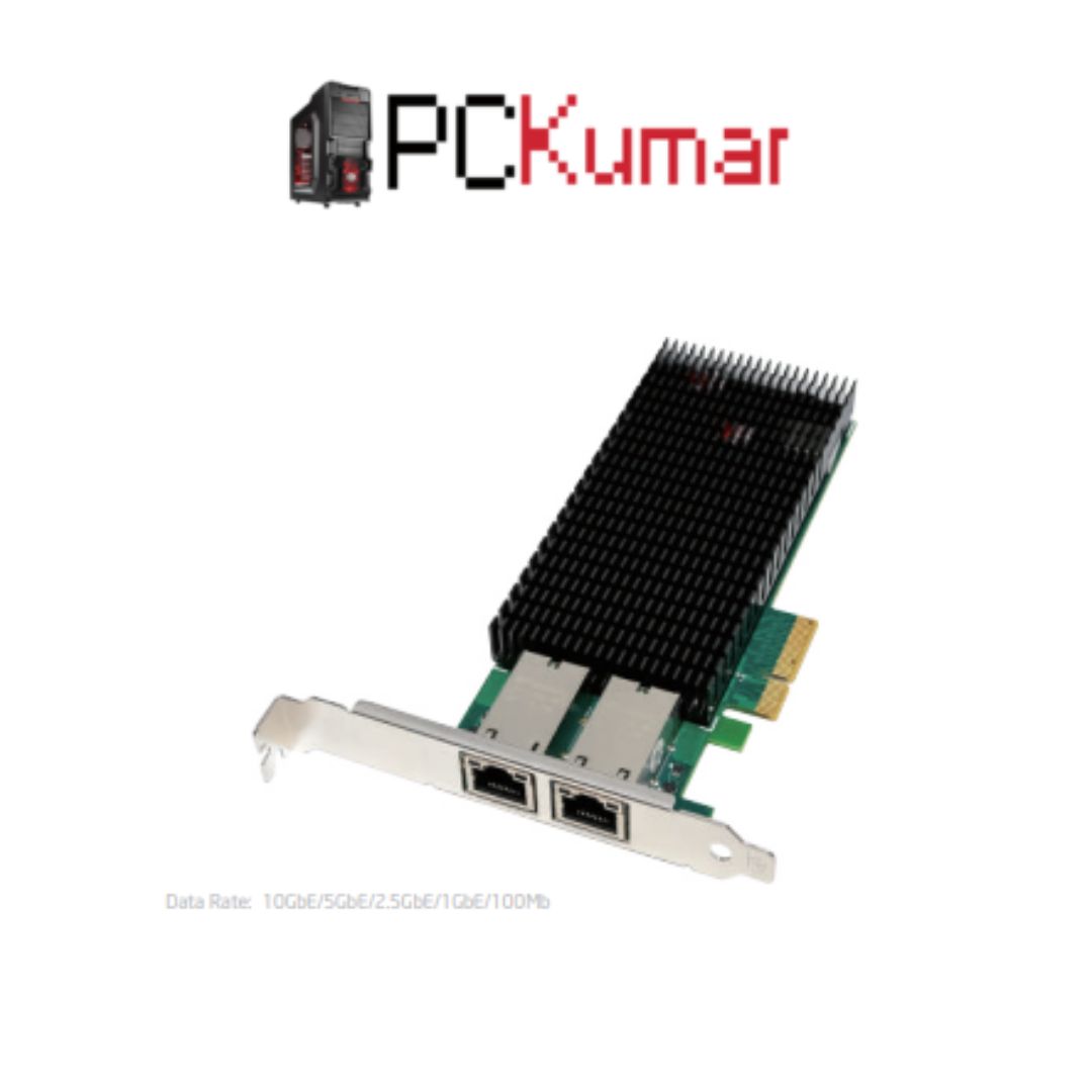 PCIe x4 X550-T2 Dual-10GbE PoE Frame Grabber NIC