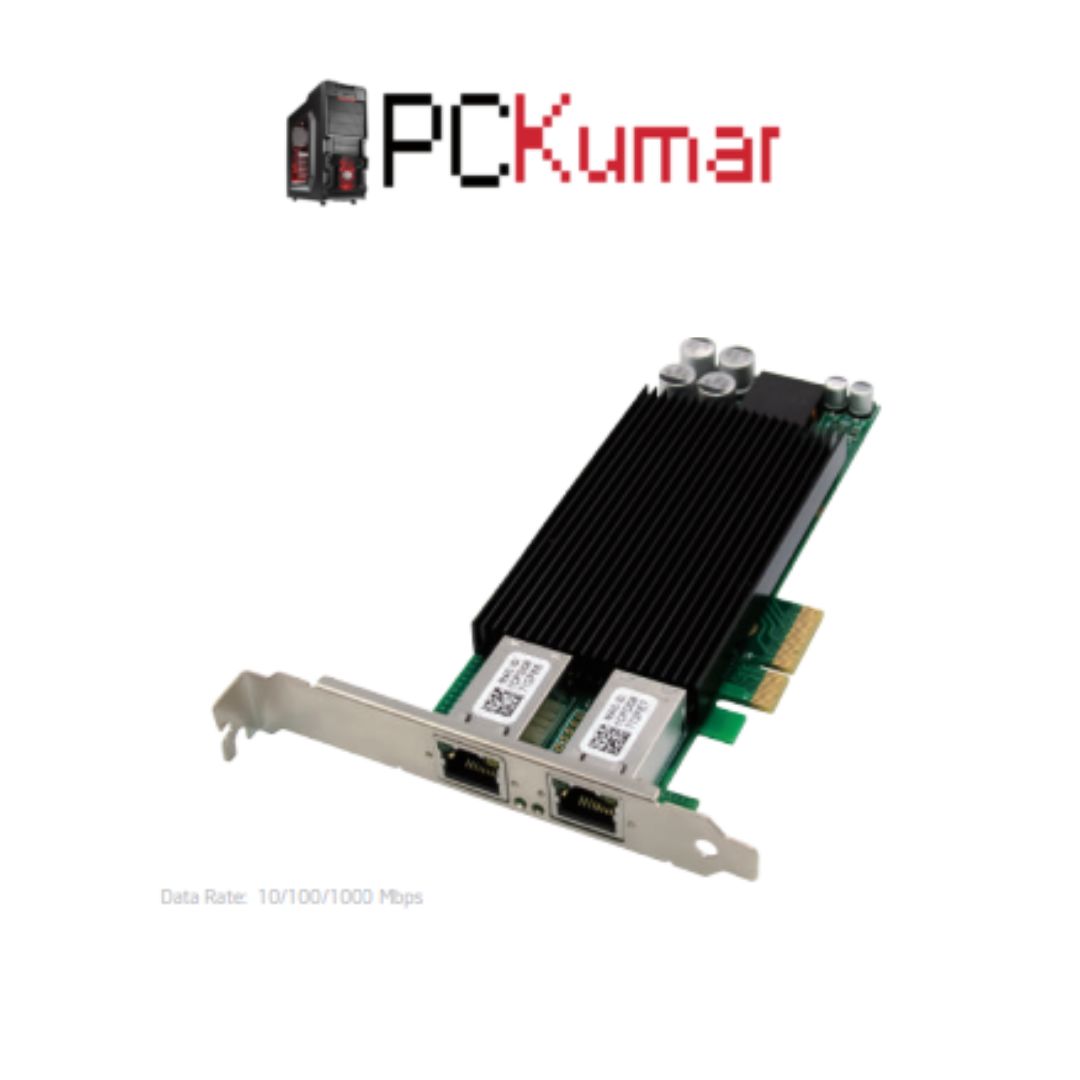 PCIe x4 82576EB Dual-1GbE PoE Frame Grabber NIC