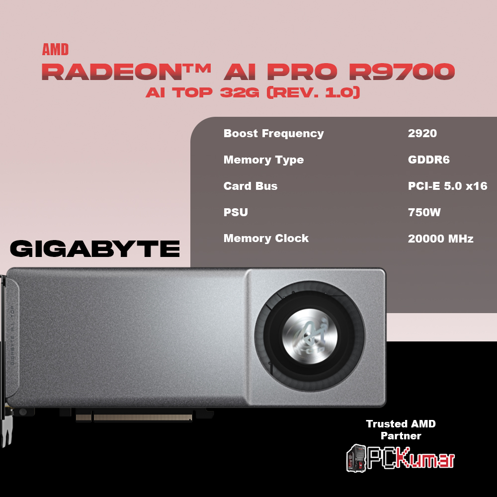 Radeon™ AI PRO R9700 AI TOP
