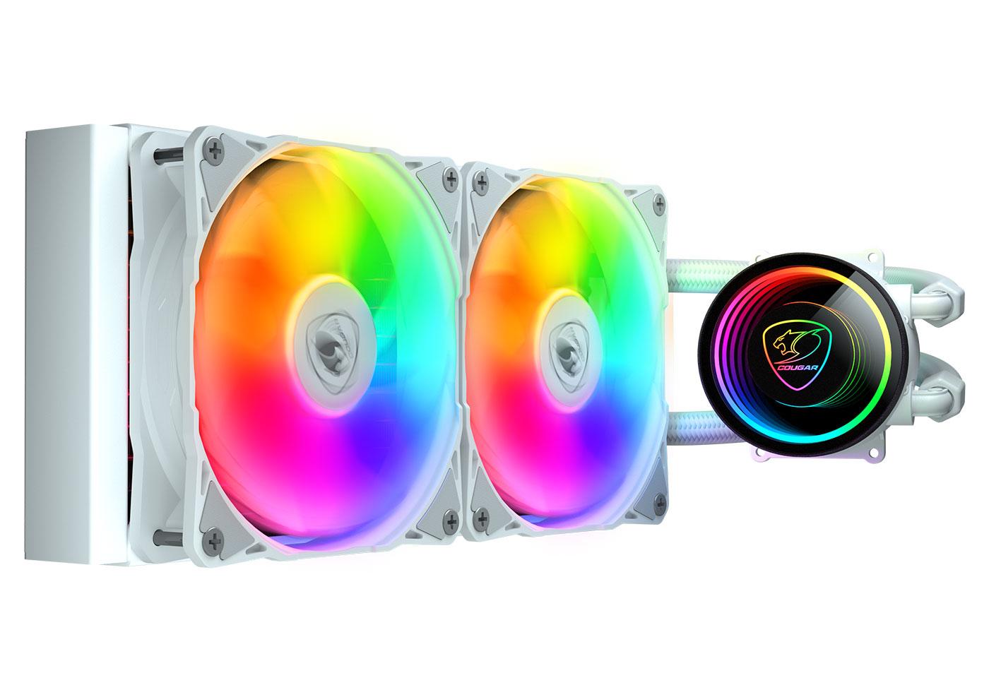 Cougar Poseidon Elite 240 ARGB White Liquid Cooler