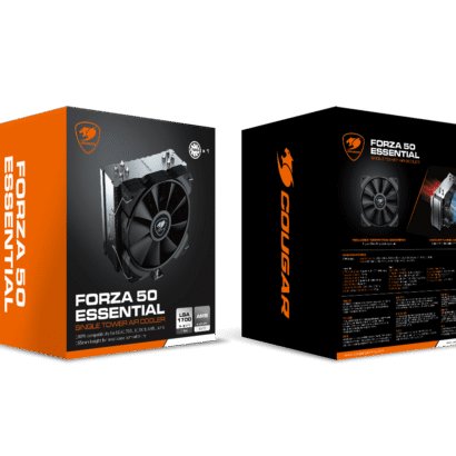 Cougar Forza 50 Essential NHP120 Black Air Cooler