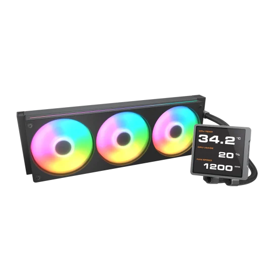 Cougar Poseidon Vistek Pro ARGB 360 Black Liquid Cooler