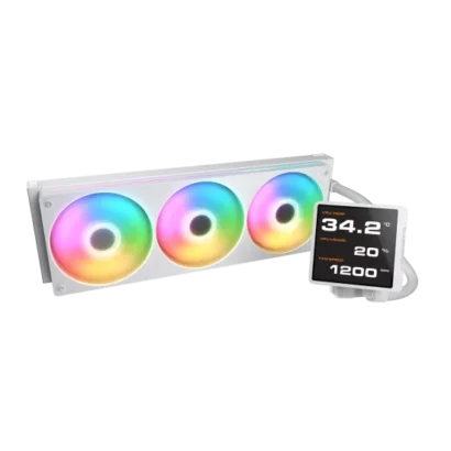 Cougar Poseidon Vistek Pro ARGB 360 White Liquid Cooler