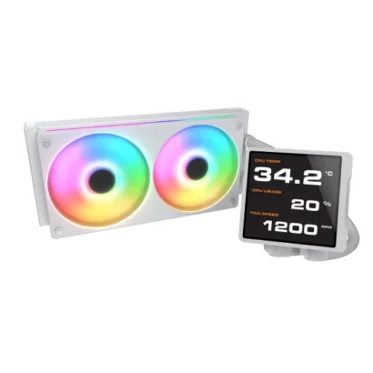 Cougar Poseidon Vistek Pro ARGB 240 White Liquid Cooler