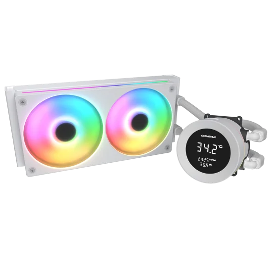 Cougar Poseidon Vistek ARGB 240 White Liquid Cooler