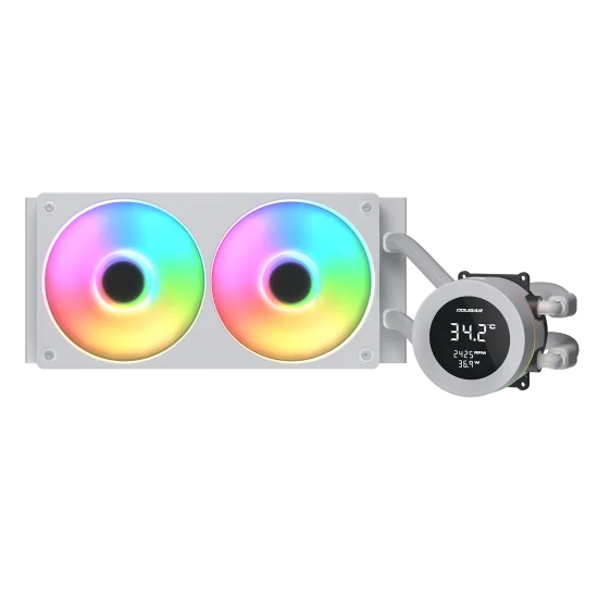 Cougar Poseidon Vistek ARGB 240 White Liquid Cooler