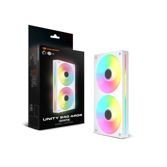 Cougar Unity240-RW ARGB White Fan Case