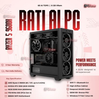 Kumars "Rati AI PC" with 60 AI TOPS with 6GB VRam