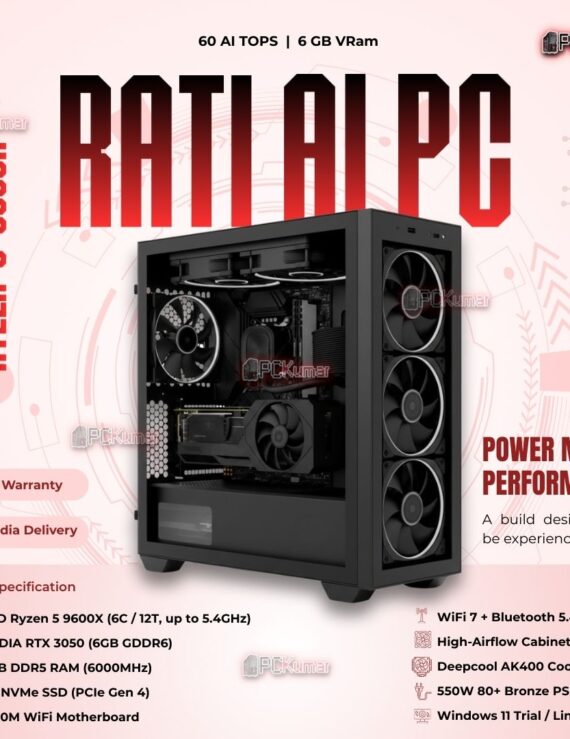 Kumars "Rati AI PC" with 60 AI TOPS with 6GB VRam