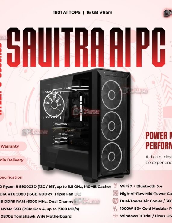 Kumars "Savitra AI PC " with 1801 AI TOPS 16GB VRam