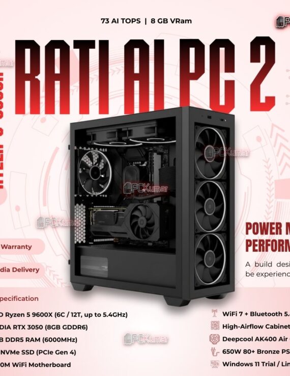 Kumars "Rati AI PC 2" with 73 AI TOPS with 8GB VRam