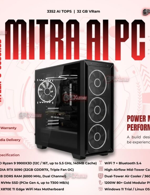 Kumars "Mitra AI PC " with 3352 AI TOPS 32GB VRam