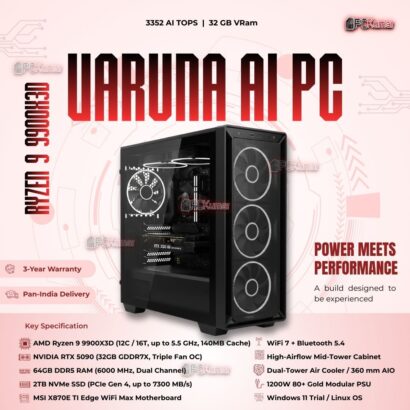 Kumars "Varuna AI PC " with 3352 AI TOPS 32GB VRam