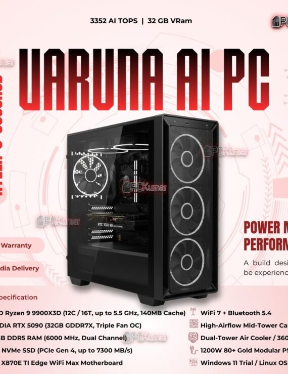 Kumars "Varuna AI PC " with 3352 AI TOPS 32GB VRam