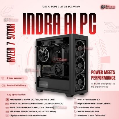 Kumars "Indra AI PC" with 1247 AI TOPS with 24GB ECC VRam
